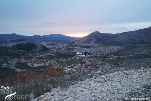 When returning from the fieldwork, we stopped by the road to admire the beautiful view over Trebinje.